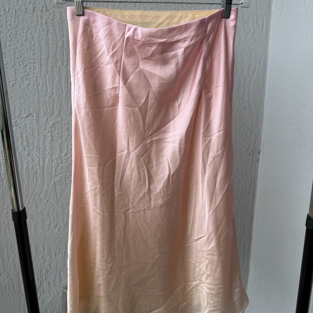 Satin Skirt with Matching Scarf Top - Picture 2 of 3